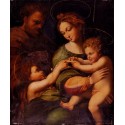 Holy Famliy With Saint John The Baptist by Raphael Sanzio-Art...