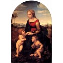 La Belle Jardiniere by Raphael Sanzio-Art gallery oil painting...