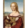 Lady with a Unicorn by Raphael Sanzio-Art gallery oil painting...