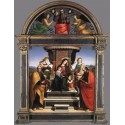 Madonna and Child Enthroned with Saints by Raphael Sanzio-Art...