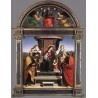 Madonna and Child Enthroned with Saints by Raphael Sanzio-Art...