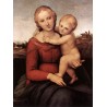 Madonna and Child -The Small Cowper Madonna by Raphael Sanzio-Art gallery oil painting reproductions