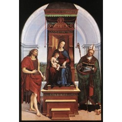 Madonna and Child by Raphael Sanzio-Art gallery oil painting...