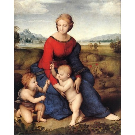 Madonna of Belvedere by Raphael Sanzio-Art gallery oil painting...