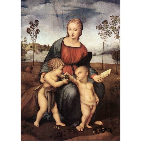 Madonna del Cardellino by Raphael Sanzio-Art gallery oil painting...