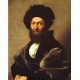 Portrait of Baldassare Castiglione 1514-16 by Raphael Sanzio-Art gallery oil painting reproductions