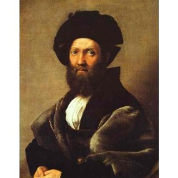 Portrait of Baldassare Castiglione 1514-16 by Raphael Sanzio-Art...