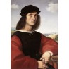 Portrait of Agnolo Doni by Raphael Sanzioi-Art gallery oil...
