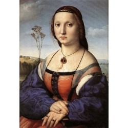 Portrait of Maddalena Doni by Raphael Sanzio-Art gallery oil...