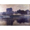 The Church of Vernon In the Mist by Claude Oscar Monet - Art gallery oil painting reproductions