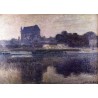 The Church of Vernon In the Mist by Claude Oscar Monet - Art...