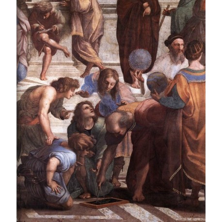 The School of Athens II  by Raphael Sanzio-Art gallery oil...