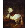 A White Horse 1635 by Diego Velazquez - Art gallery oil painting...