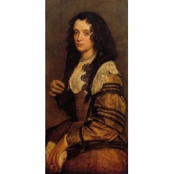 A Young Lady by Diego Velazquez  - Art gallery oil painting...