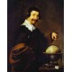 Democritus 1628-29 by Diezgo Velazquez - Art gallery oil painting reproductions
