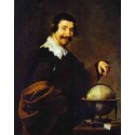 Democritus 1628-29 by Diezgo Velazquez - Art gallery oil painting...