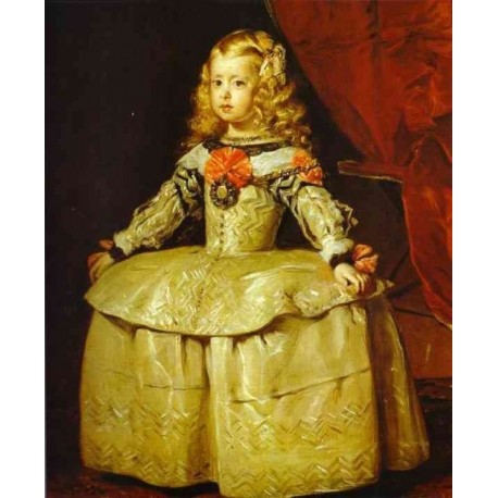 Infanta Margarita 1656 by Diego Velazquez - Art gallery oil...