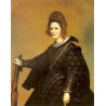 Lady from court 1635 by Diego Velazquez - Art gallery oil painting...