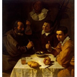 Luncheon 1617 by Diego Velazquez Oil Painting