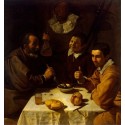 Luncheon 1617 by Diego Velazquez Oil Painting