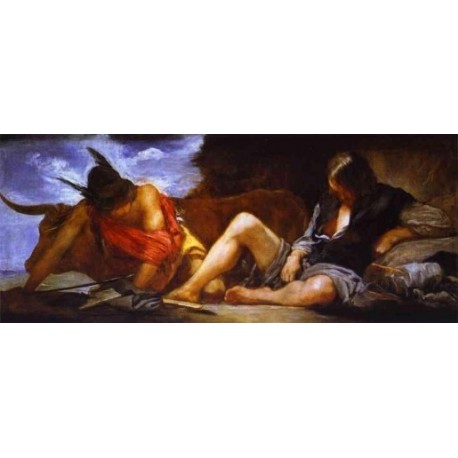 Mercury and Argus 1659 by Diego Velazquez - Art gallery oil...
