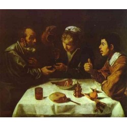 Peasants' Dinner 1618 by Diego Velazquez - Art gallery oil...