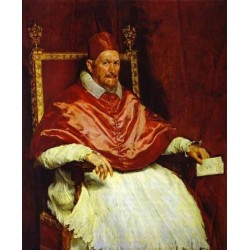 Pope Innocent  X 1650 by Diego Velazquez - Art gallery oil...
