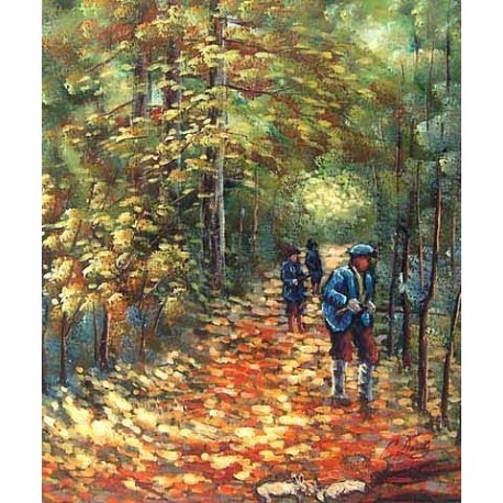 The Hunt by Claude Oscar Monet - Art gallery oil painting...