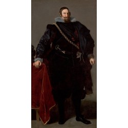 Portrait of the Count-Duke of Olivares 1624 by Diego Velazquez - Art gallery oil painting reproductions