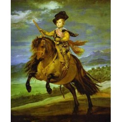 Prince Baltasar Carlos on Horseback 1634-35 by Diego Velazquez -...