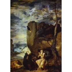 St. Anthony Abbot and St. Paul the Hermit 1635-38 by Diego...