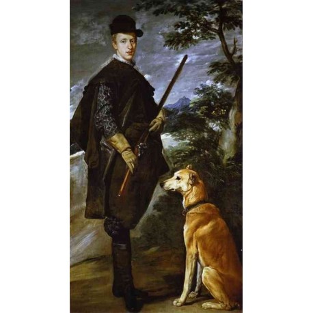 The Cardinal Infante Don Fernando as a Hunter 1632-33 by Diego...
