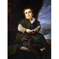 The Dwarf Francisco Lezcano 1645 by Diego Velazquez - Art gallery...