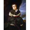 The Dwarf Francisco Lezcano 1645 by Diego Velazquez - Art gallery oil painting reproductions