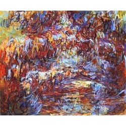 The Japanese Bridge in Giverny by Claude Oscar Monet - Art gallery oil painting reproductions