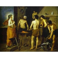 The Forge of Vulcan 1630 by Diego Velazquez - Art gallery oil...