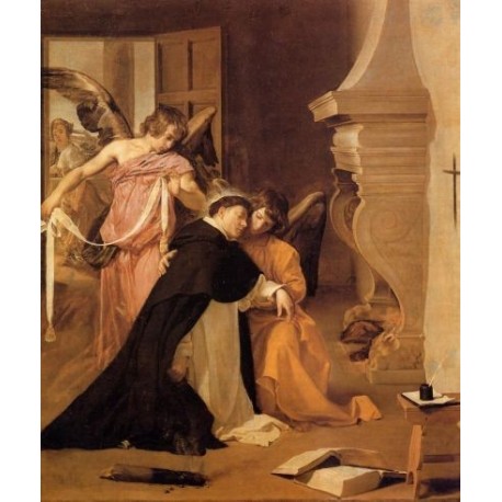 The Temptation of St. Thomas Aquinas by Diego Velazquez - Art...