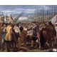 The Surrender of Breda 1634-35 by Diego Velazquez - Art gallery oil painting reproductions