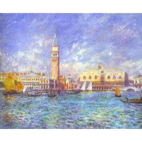 Doges Palace, Venice by Pierre Auguste Renoir -Art gallery oil painting reproductions