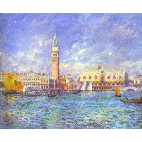 Doges Palace, Venice by Pierre Auguste Renoir -Art gallery oil...