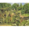 Garden at Fontenay 1874 by Pierre Auguste Renoir-Art gallery oil painting reproductions