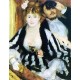 La Loge 1874 by Pierre Auguste Renoir-Art gallery oil painting reproductions