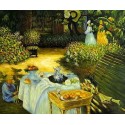 The Luncheon 2 by Claude Oscar Monet - Art gallery oil painting...