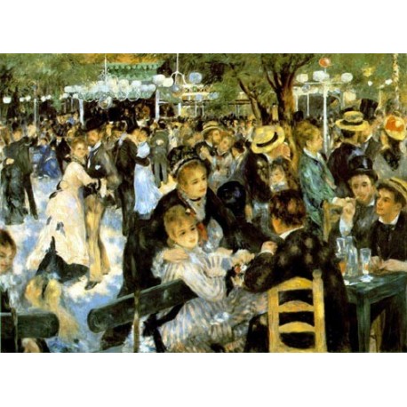 La Moulin de la Galette by Pierre Auguste Renoir