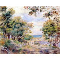 Landscape at Beaulieu by Pierre Auguste Renoir-Art gallery oil...