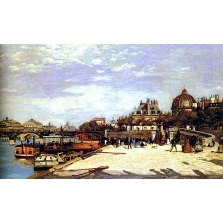 Le Pont des Arts NY by Pierre Auguste Renoir-Art gallery oil painting reproductions