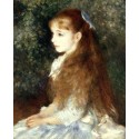 Mademoiselle Irene by Pierre Auguste Renoir-Art gallery oil...