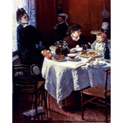The Luncheon by Claude Oscar Monet - Art gallery oil painting...