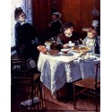 The Luncheon by Claude Oscar Monet - Art gallery oil painting...