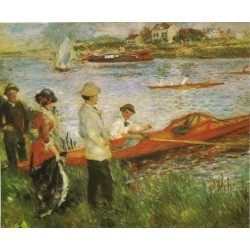 Oarsmen at Chatou 1879 by Pierre Auguste Renoir-Art gallery oil...